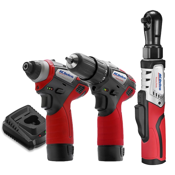 G12 K11 Combo 3/8" BLDC Ratchet, Drill Driver, Impact Driver